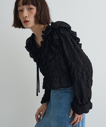 AnriettMusee（アンリエットミュゼ）の「2WAYフリルブラウス（シャツ/ブラウス）」