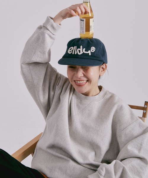 elldu/エルドゥ】elldu applique-ap/キャップ/ユニセックス/韓国