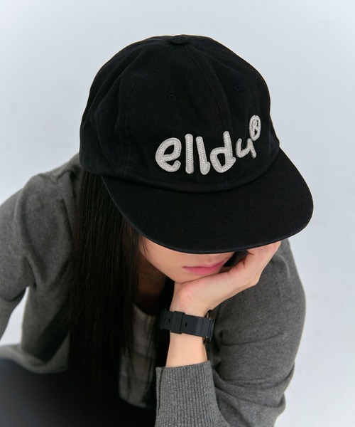 elldu/エルドゥ】elldu applique-ap/キャップ/ユニセックス/韓国発
