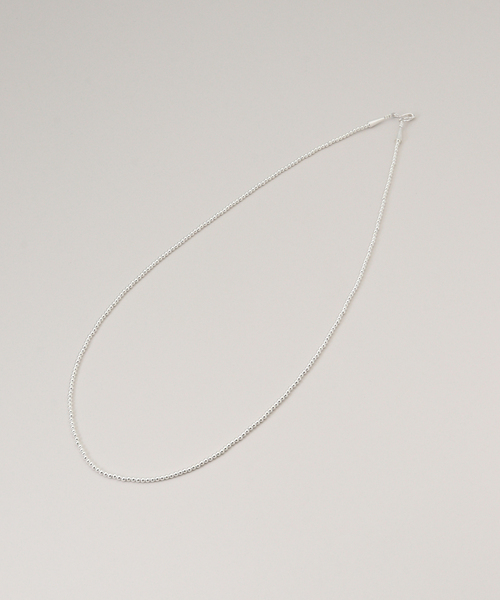 Spick & Span（スピックアンドスパン）の「ERICKA NICOLAS BEGAY/エリッカ ニコラス ビゲイ ナバホパールネックレス 3mm/75cm（ネックレス・レディース・シルバー・FREE）」の2枚目の写真
