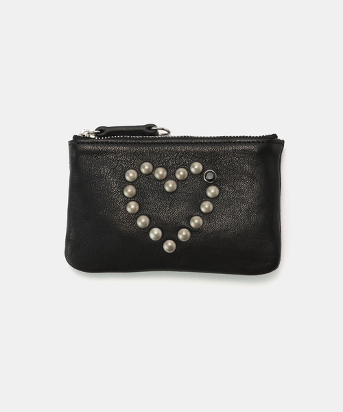 OPEN YY / オープンワイワイ】HEART STUD CHAIN WALLET
