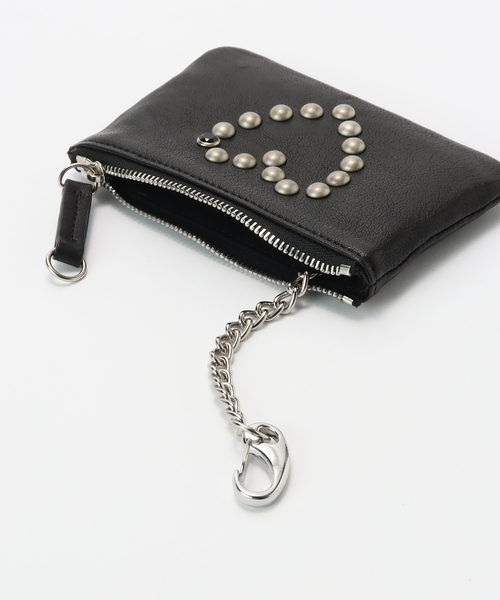 open yy オープンワイワイ　チェーンバッグ OPEN YY / オープンワイワイ】HEART STUD CHAIN WALLET