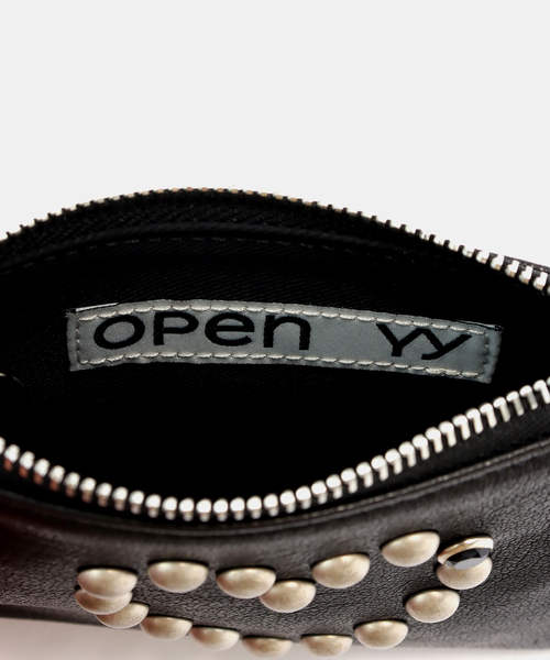 OPEN YY / オープンワイワイ】HEART STUD CHAIN WALLET