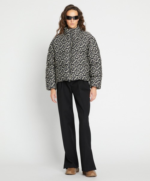 セール】Tモノグラム ジャカード ダウンジャケット（ダウンジャケット