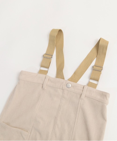 EDWIN(エドウィン)の「【Ou? by EDWIN】サス付きサロペット(サロペット/オーバーオール・キッズ・アイボリー/ブルー・110/130/90/120/150/100/140)」の8枚目の写真