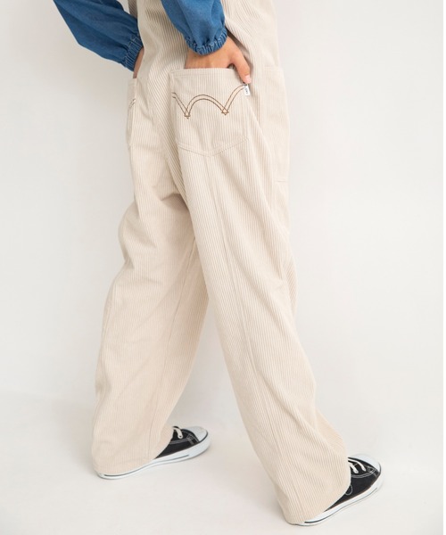 EDWIN(エドウィン)の「【Ou? by EDWIN】サス付きサロペット(サロペット/オーバーオール・キッズ・アイボリー/ブルー・110/130/90/120/150/100/140)」の14枚目の写真