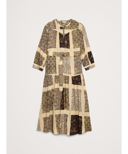 Banana Republic（バナナリパブリック）の「コットン ドロップウエスト マキシ シャツドレス（ワンピース・レディース・ベージュ/ネイビー・S/L/M/XS）」の10枚目の写真