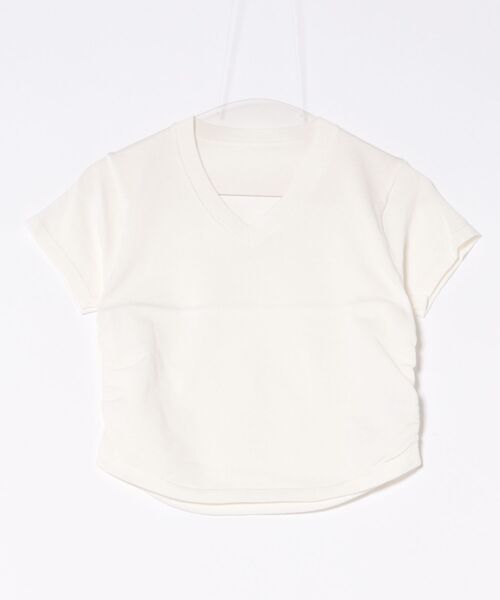 STYLEBLOCK（スタイルブロック）の「Vネックトップス（Tシャツ/カットソー・レディース・カーキ/グレー/ピンク/ホワイト/ベージュ系その他/ブラック/グリーン・FREE）」の14枚目の写真