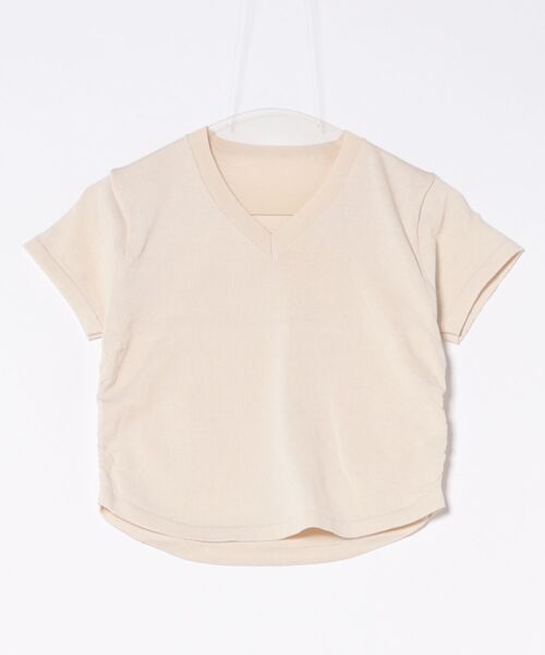 STYLEBLOCK（スタイルブロック）の「Vネックトップス（Tシャツ/カットソー・レディース・カーキ/グレー/ピンク/ホワイト/ベージュ系その他/ブラック/グリーン・FREE）」の10枚目の写真