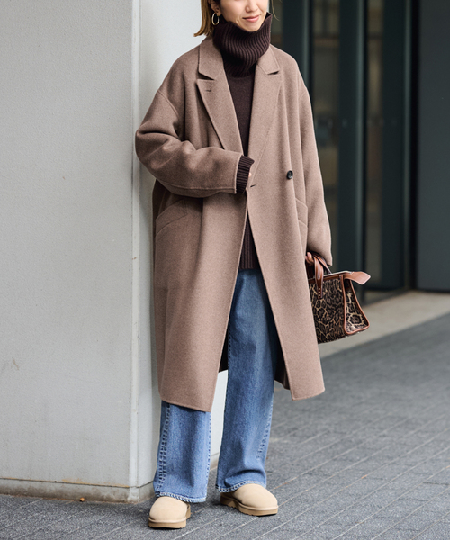 ≪追加≫SUPER160'sダブルブレストコート（チェスターコート