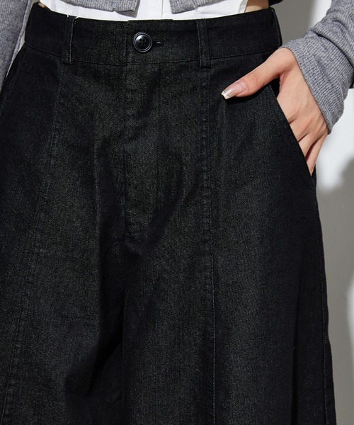 SUWDEE(スーディー)の「high waist curve denim pants(デニムパンツ・レディース・ブラック・L/M/S)」の10枚目の写真