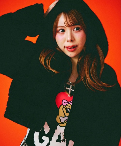 GALFY-ギャルもこふわブルゾン（その他アウター）｜GALFY