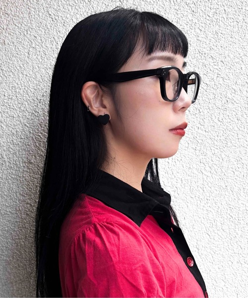 LAPUIS（ラピュイ）の「LAPUIS(ラピュイ)Heart Leather pierced earrings（ピアス（両耳用）・レディース・ブラック/ブラウン/ベージュ・FREE）」の14枚目の写真