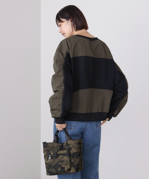 Bou Jeloud(ブージュルード)の「キルティングトート(トートバッグ・レディース・A/ブラック・ONESIZE)」の13枚目の写真