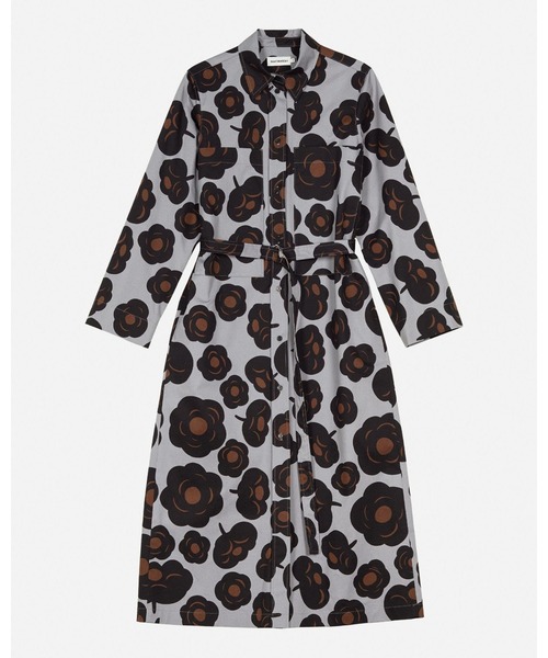 marimekko（マリメッコ）の「Molla Tumma / Dress（ワンピース・レディース・ライトグレー・34/38/36）」の3枚目の写真