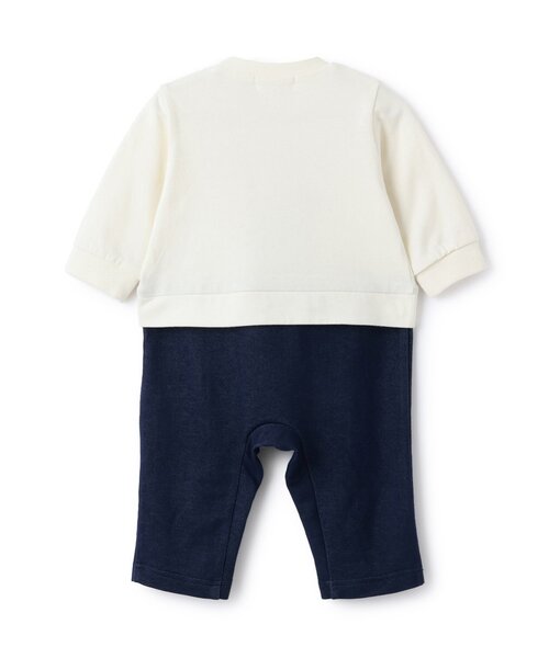 petit main(プティマイン)の「【POLO BCS】アップリケ長袖カバーオール(ロンパース・キッズ・オフホワイト/トップグレー・70cm/80cm)」の8枚目の写真