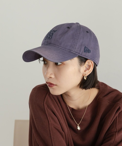 LOWRYS FARM（ローリーズファーム）の「ビンテージウォッシュ　NEW ERA  581593（キャップ・レディース・ブラック/エンジ/ネイビー・FREE）」の2枚目の写真