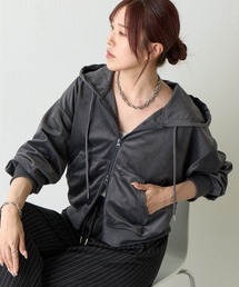 COLONY 2139 | ベロアZIPパーカー(パーカー)