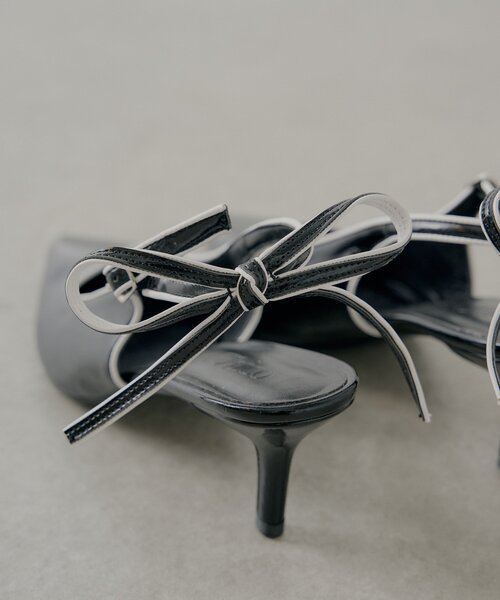Chico（チコ）の「バックリボンミュール（パンプス・レディース・ブラック系その他/ブラウン・MEDIUM/SMALL/LARGE）」の13枚目の写真
