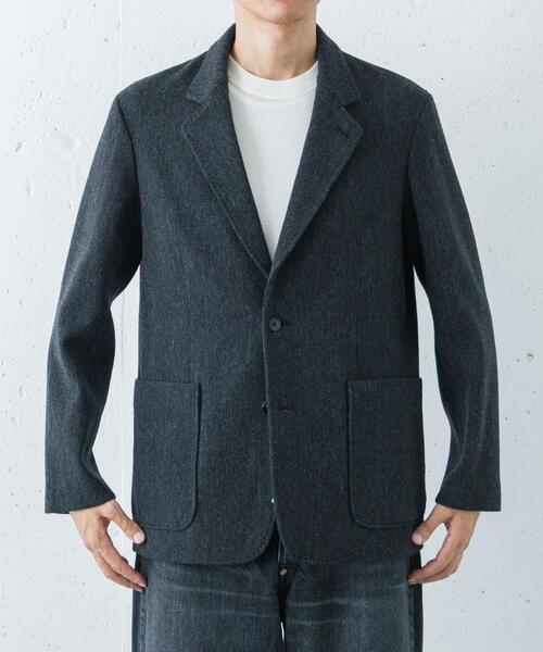 セール】new basic VINTAGE WOOL TWEED JACKET（その他アウター