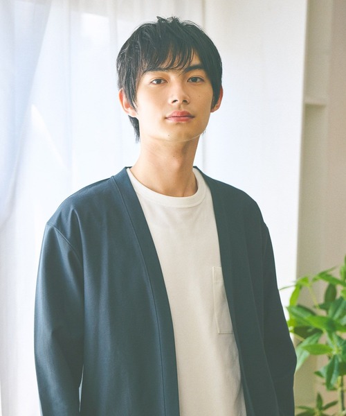 GLOBAL WORK（グローバルワーク）の「リッチクリーンカーデ/580763（カーディガン/ボレロ・メンズ・ライトグレー/チャコールグレー/カーキ/ブラック/ネイビー/ミント・X-LARGE/XX-LARGE/X-SMALL/LARGE/MEDIUM/SMALL/3XL）」の12枚目の写真