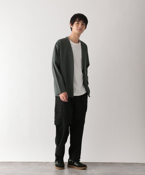 GLOBAL WORK（グローバルワーク）の「リッチクリーンカーデ/580763（カーディガン/ボレロ・メンズ・ライトグレー/チャコールグレー/カーキ/ブラック/ネイビー/ミント・X-LARGE/XX-LARGE/X-SMALL/LARGE/MEDIUM/SMALL/3XL）」の17枚目の写真