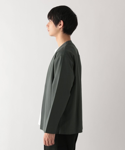 GLOBAL WORK（グローバルワーク）の「リッチクリーンカーデ/580763（カーディガン/ボレロ・メンズ・ライトグレー/チャコールグレー/カーキ/ブラック/ネイビー/ミント・X-LARGE/XX-LARGE/X-SMALL/LARGE/MEDIUM/SMALL/3XL）」の20枚目の写真