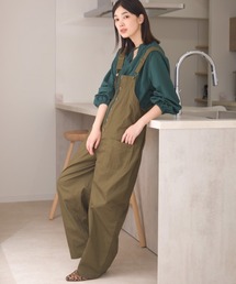 OMNES（オムネス）の「ワッシャーダンプ＆デニムサロペット（サロペット/オーバーオール）」