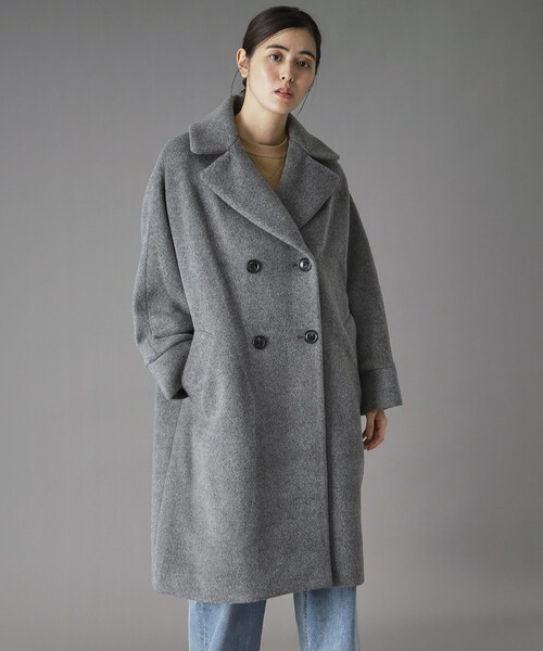 TICCA（ティッカ）の「TICCA（ティッカ）テントコート（チェスターコート・レディース・ブラック/グレー・00）」の8枚目の写真