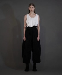 my beautiful landlet | 【my beautiful landlet】 POLYESTER YARN DYED GABARDINE WIDE PANTS(その他パンツ)
