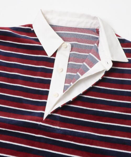 URBAN RESEARCH（アーバンリサーチ）の「『UR TECH』ベロアボーダーラガーシャツ（Tシャツ/カットソー・レディース・レッド系その他/グレー系その他・FREE）」の20枚目の写真