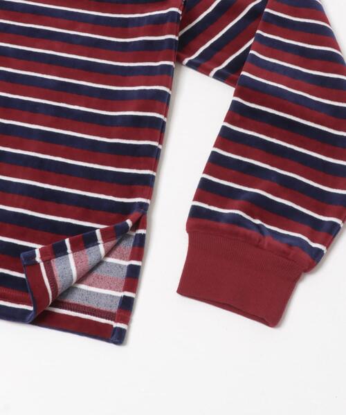 URBAN RESEARCH（アーバンリサーチ）の「『UR TECH』ベロアボーダーラガーシャツ（Tシャツ/カットソー・レディース・レッド系その他/グレー系その他・FREE）」の21枚目の写真