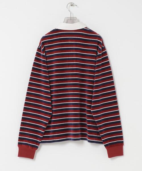 URBAN RESEARCH（アーバンリサーチ）の「『UR TECH』ベロアボーダーラガーシャツ（Tシャツ/カットソー・レディース・レッド系その他/グレー系その他・FREE）」の22枚目の写真