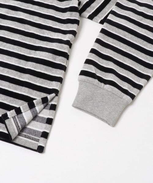 URBAN RESEARCH（アーバンリサーチ）の「『UR TECH』ベロアボーダーラガーシャツ（Tシャツ/カットソー・レディース・レッド系その他/グレー系その他・FREE）」の11枚目の写真