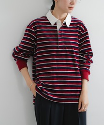 URBAN RESEARCH | 『UR TECH』ベロアボーダーラガーシャツ(Tシャツ/カットソー)