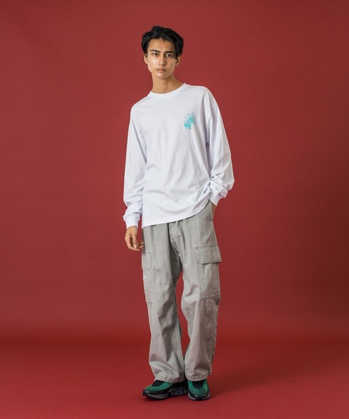 XLARGE（エクストララージ）の「WASHED RESORT CARGO PANTS（カーゴパンツ・メンズ・ブラック/オリーブ/グレー・S/M/L/XL）」の16枚目の写真