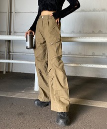 タックワイドパンツ