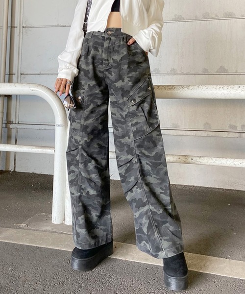 南南ページ セール】タックワイドパンツ（その他パンツ）｜non-hedge（ノンヘッジ