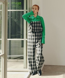 fifi chachnil サロペット チェック fifi chachnil サロペット