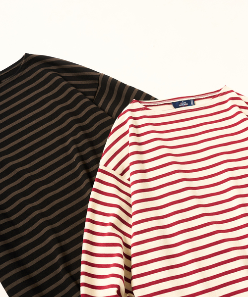 SAINT JAMES / セントジェームス 別注 ウエッソン ルーズ ボーダー（T