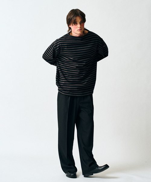 SAINT JAMES / セントジェームス 別注 ウエッソン ルーズ ボーダー（T