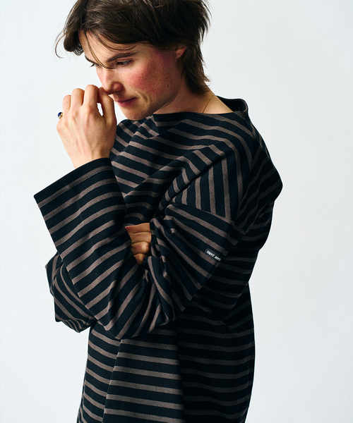 SAINT JAMES / セントジェームス 別注 ウエッソン ルーズ ボーダー（T