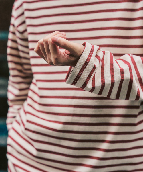 SAINT JAMES / セントジェームス 別注 ウエッソン ルーズ ボーダー（T