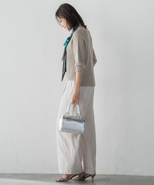 LAUTREAMONT（ロートレアモン）の「エアリースエードプルオンパンツ≪洗濯機で洗える≫（その他パンツ・レディース・ブラウン/ベージュ・7号/9号/11号）」の20枚目の写真