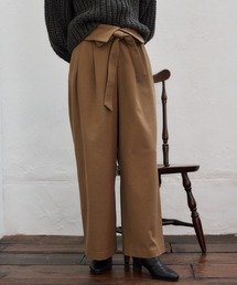 mysty woman | ウエスト折り返しワイドパンツ 605431(その他パンツ)