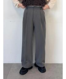 センタープレスストレートスラックス