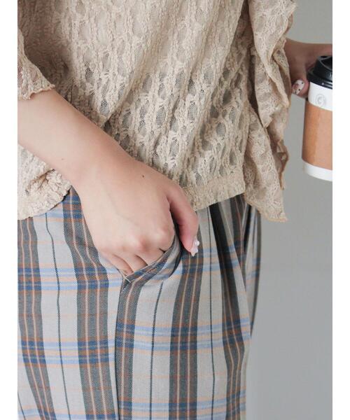 ehka sopo（エヘカソポ）の「センタープレスストレートスラックス（その他パンツ・レディース・ベージュ/グレー/チャコールグレー・F）」の8枚目の写真