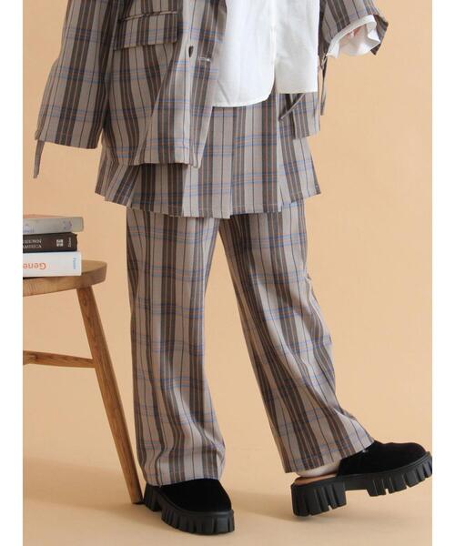 ehka sopo（エヘカソポ）の「センタープレスストレートスラックス（その他パンツ・レディース・ベージュ/グレー/チャコールグレー・F）」の10枚目の写真