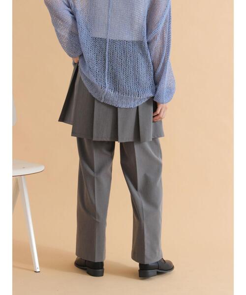 ehka sopo(エヘカソポ)の「センタープレスストレートスラックス(その他パンツ・レディース・ベージュ/グレー/チャコールグレー・F)」の22枚目の写真