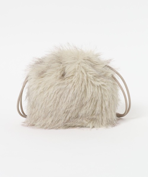 Heather（ヘザー）の「2WAYファーショルダーBAG　601869（ショルダーバッグ・レディース・アイボリー/ブラウン・ONE SIZE）」の12枚目の写真